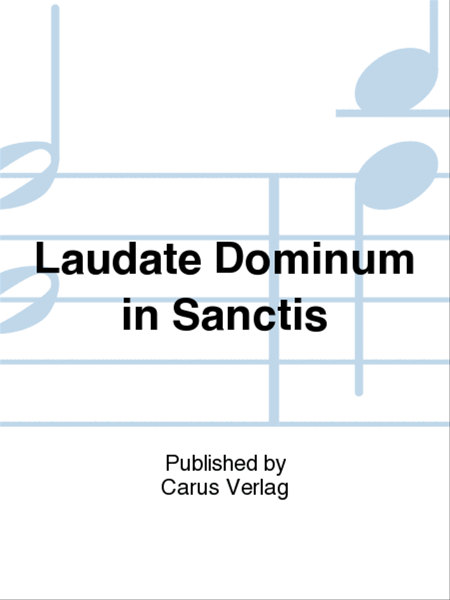 Laudate Dominum in Sanctis Basso Continuo scores gallery preview page 1