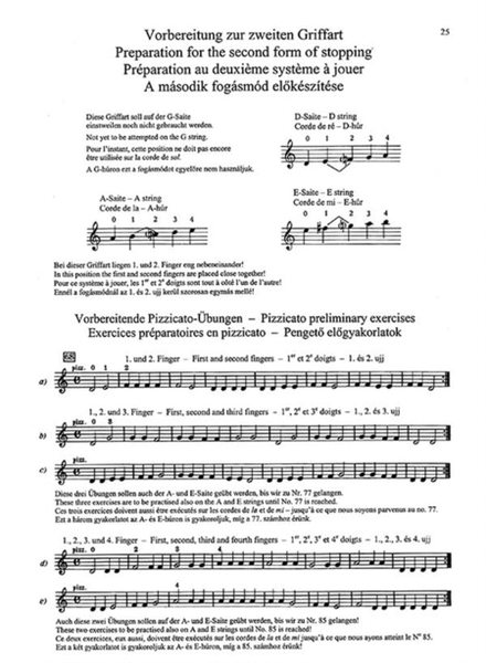 Violinschule - Violin Tutor - Méthode de Violon I