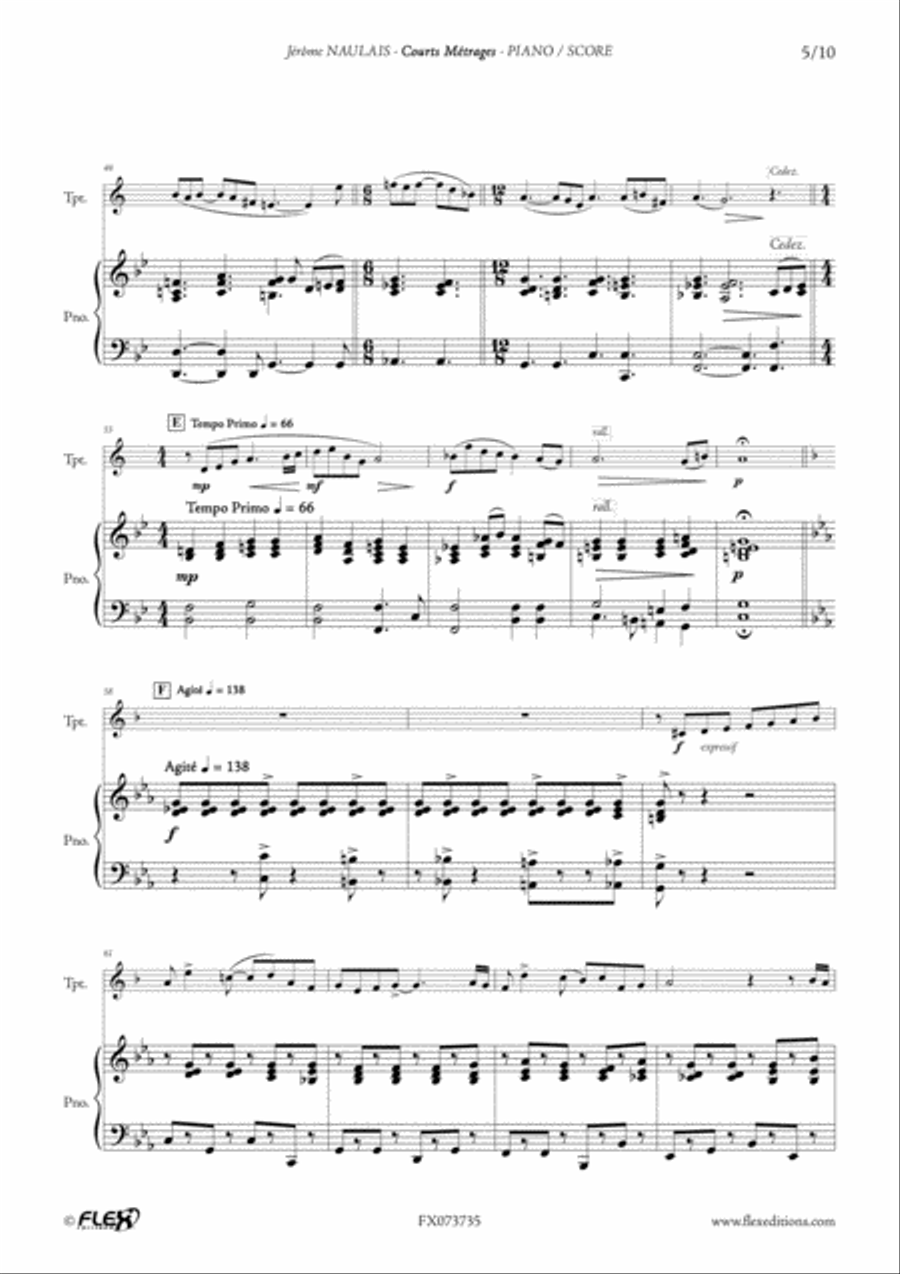 Courts Metrages Cornet scores gallery preview page 5