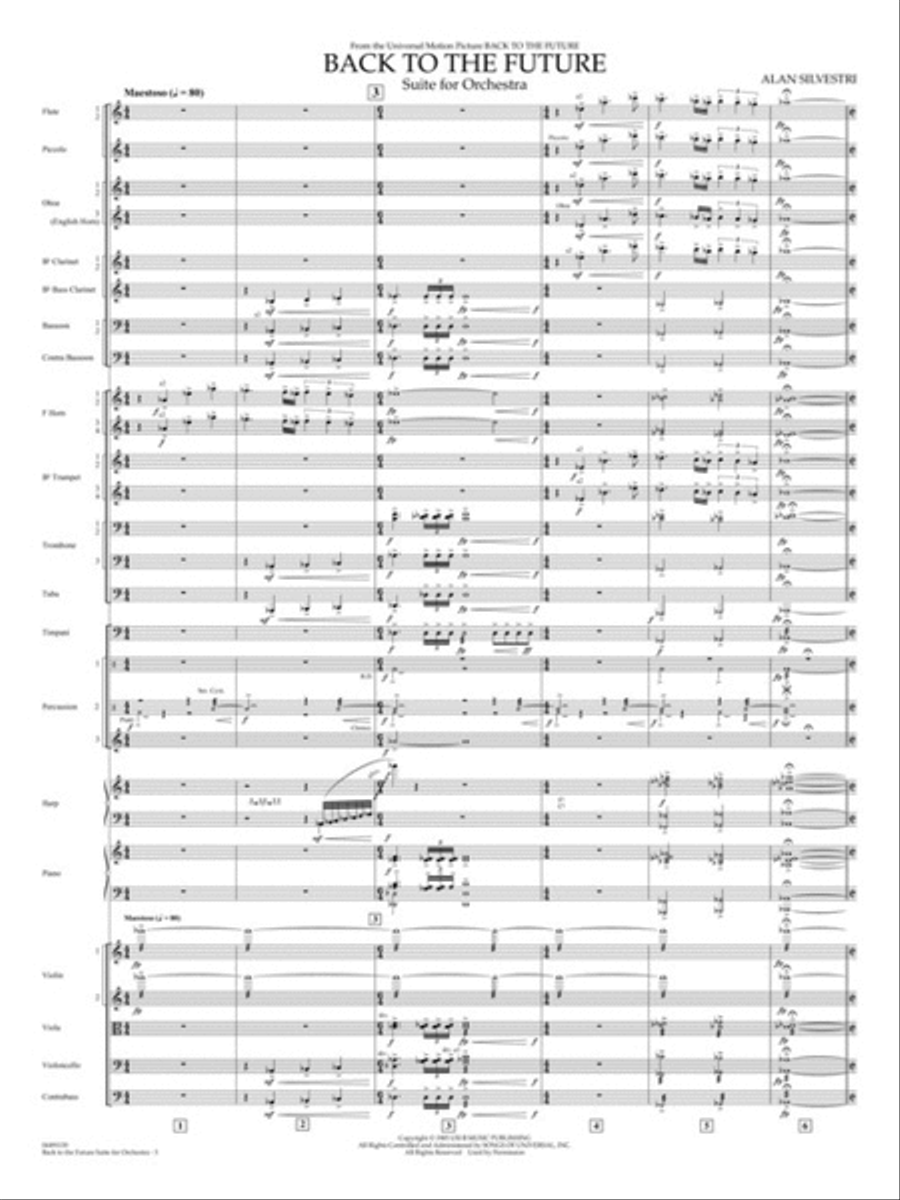 Back to the Future - Suite for Orchestra Full Orchestra scores gallery preview page 3