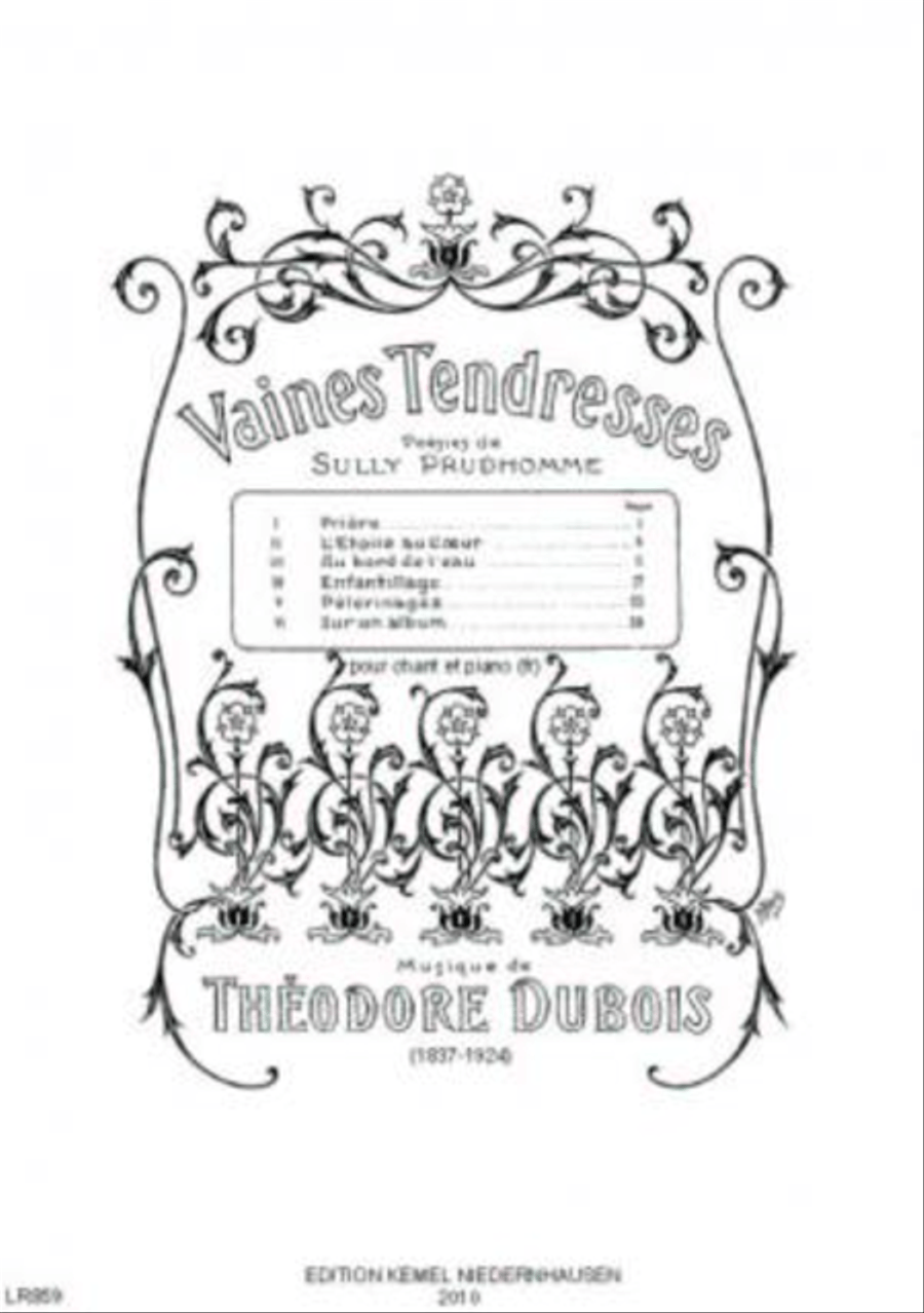 Vaines tendresses Voice Solo scores gallery preview page 1