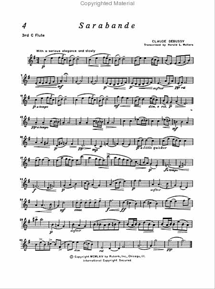 Quartet Repertoire for Flute Flute Quartet scores gallery preview page 3