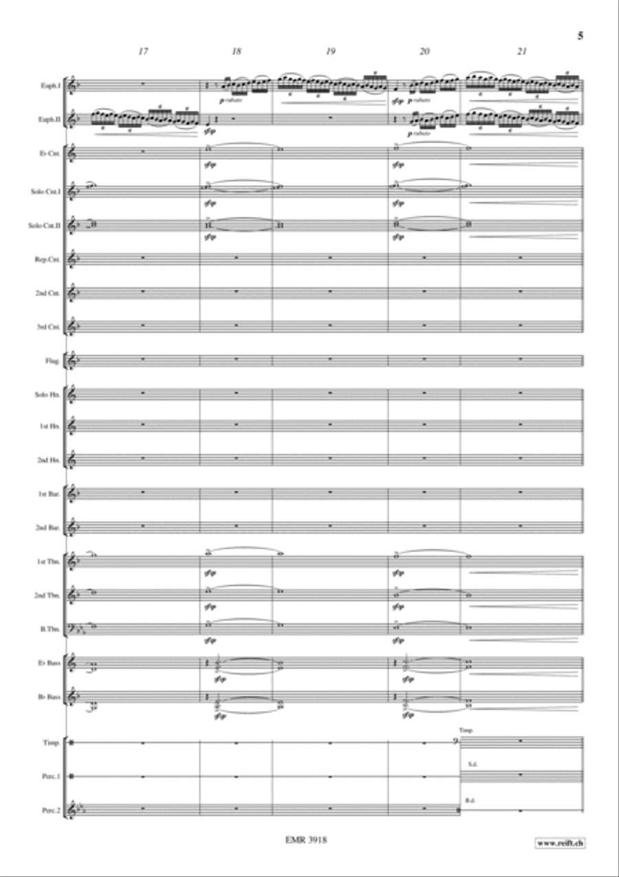Celtic Folk Celtic Folk Brass Band scores gallery preview page 5