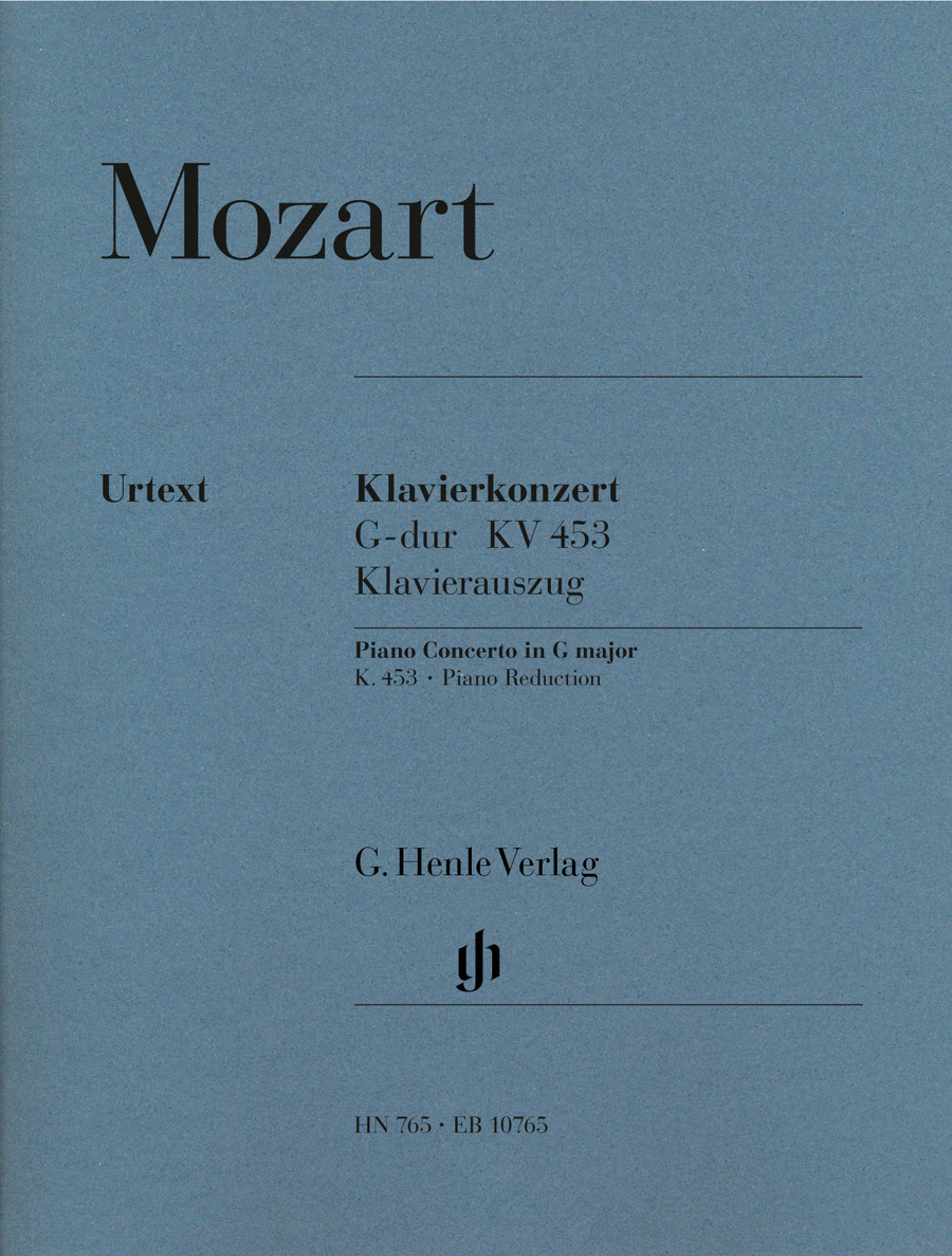 Piano Concerto [No. 17] in G major K. 453 Piano scores gallery preview page 1