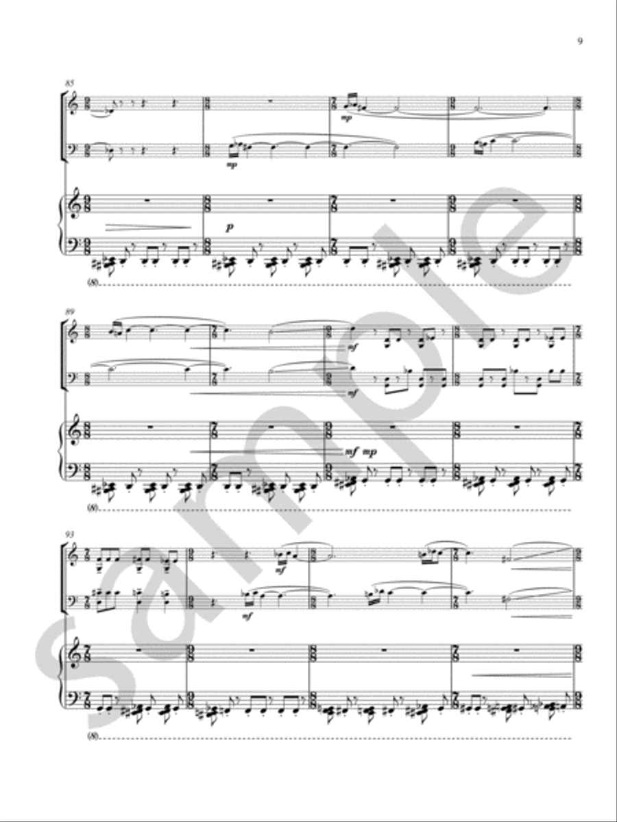 Jubilation Jubilation Piano Trio scores gallery preview page 9