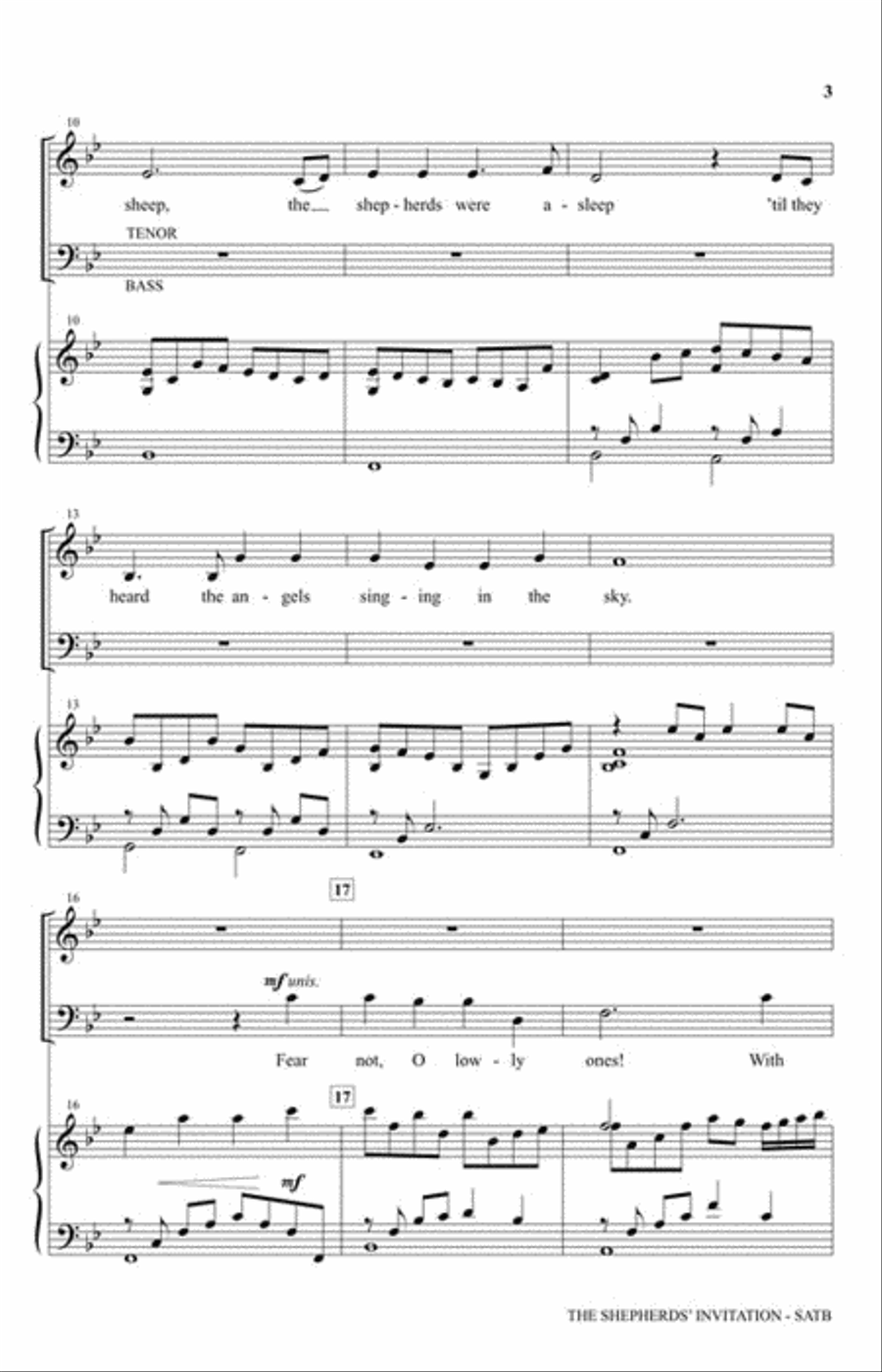 The Shepherds' Invitation 4-Part scores gallery preview page 3