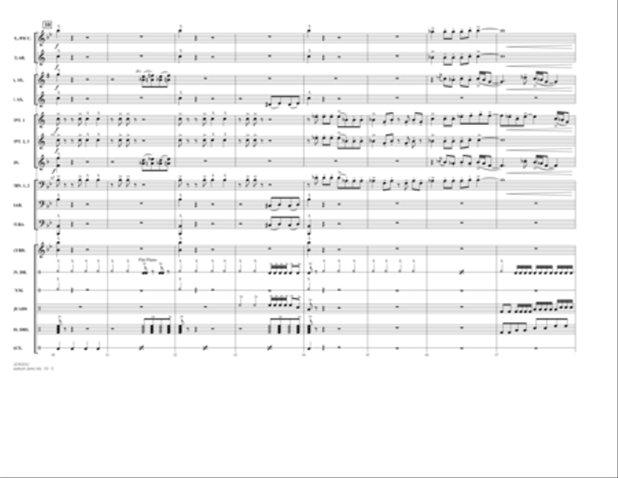 Stadium Jams Vol. 10 - Conductor Score (Full Score) Marching Band scores gallery preview page 5