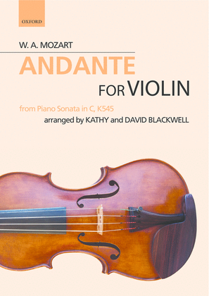 Book cover for Andante: from Piano Sonata in C, K545