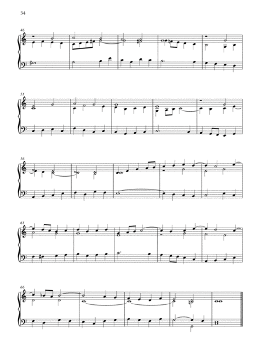 Oxford Book of Lent and Easter Organ Music for Manuals Organ Solo scores gallery preview page 34