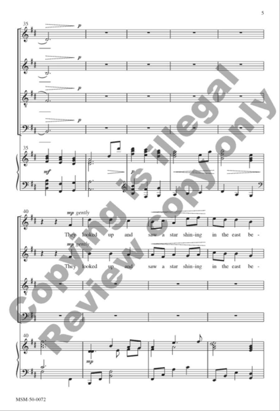 The First Nowell The First Nowell Divisi scores gallery preview page 5