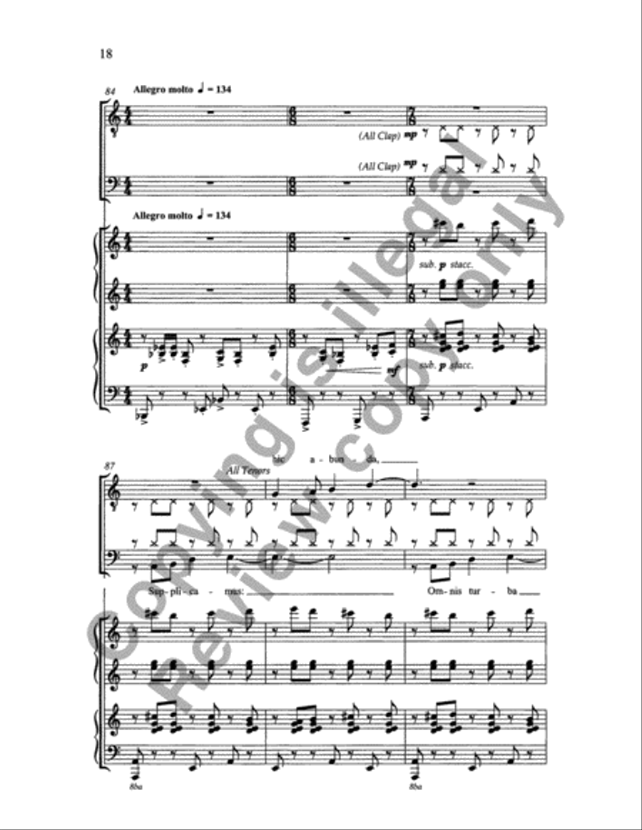 Carmina Juventutis: Drinking Song (Vinum bonum) TTBB scores gallery preview page 17