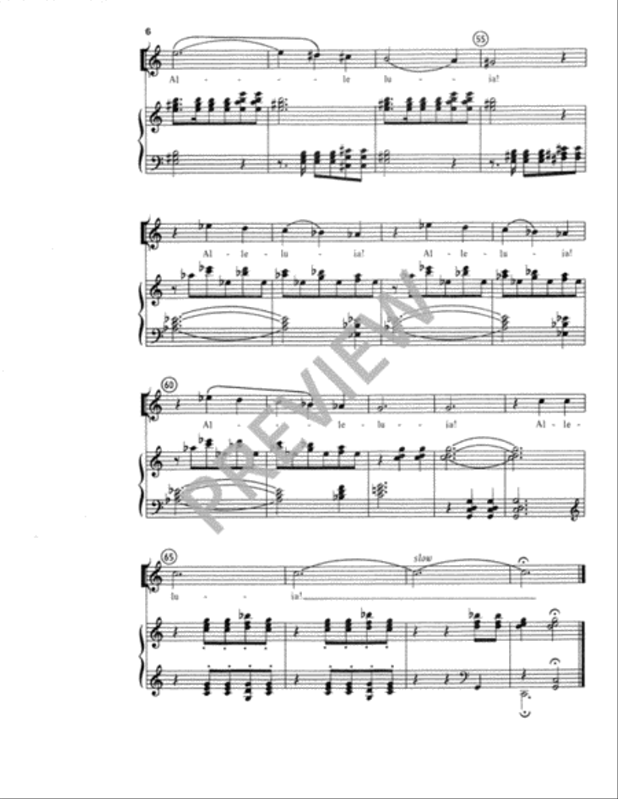 Come Today with Jubilant Singing Unison Choir scores gallery preview page 7