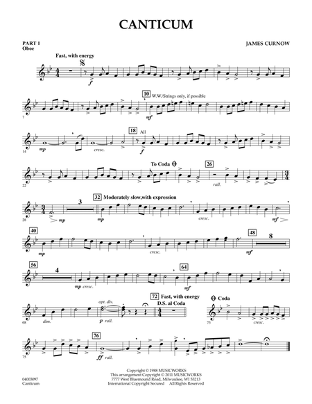 Canticum - Pt.1 - Oboe