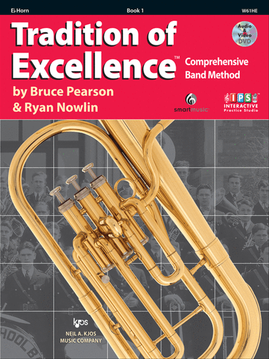 Tradition of Excellence Book 1 - Eb Horn Concert Band Methods scores gallery preview page 1
