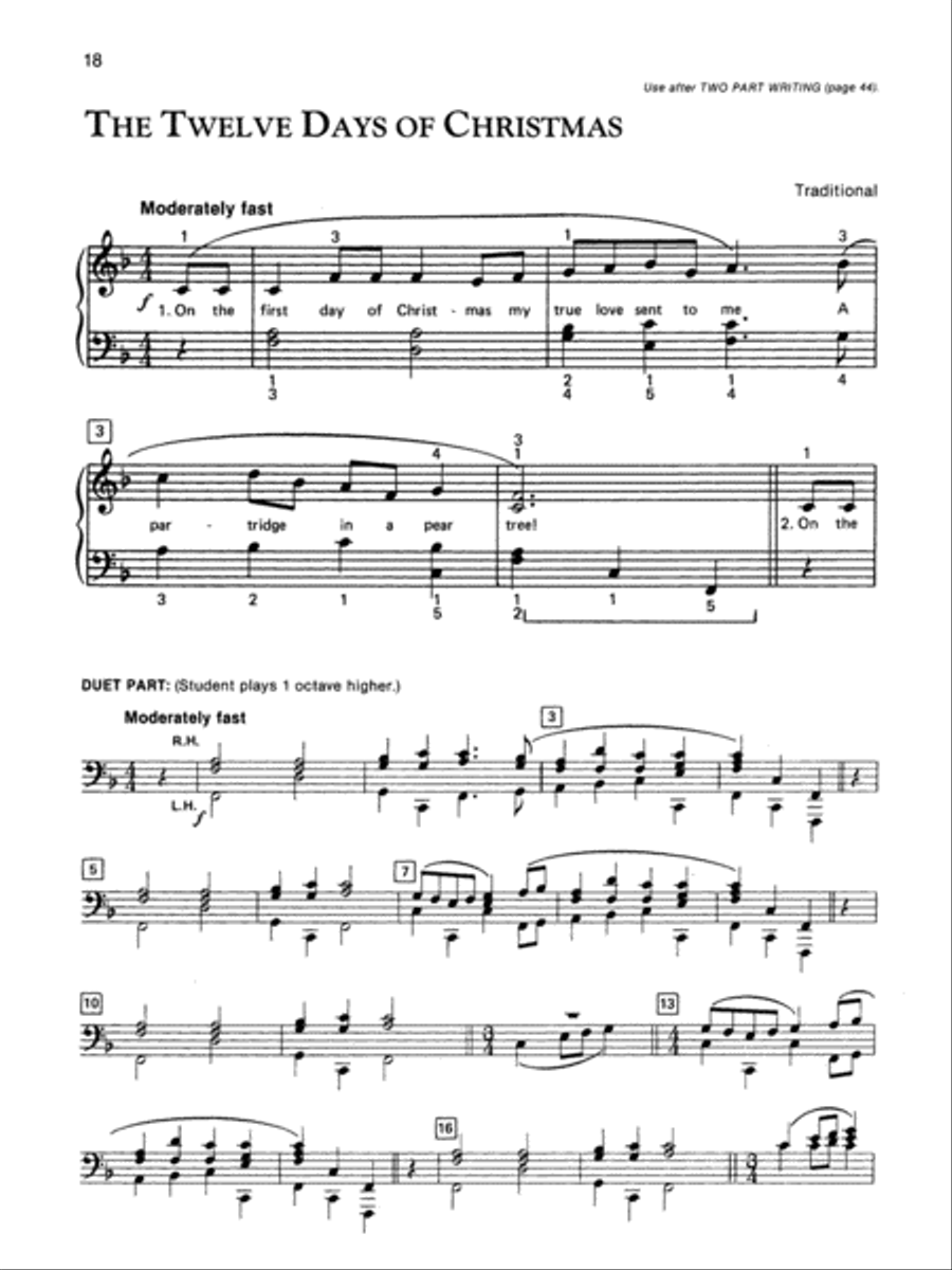 Alfred's Basic Adult Course Christmas, Book 2 Piano Method scores gallery preview page 3
