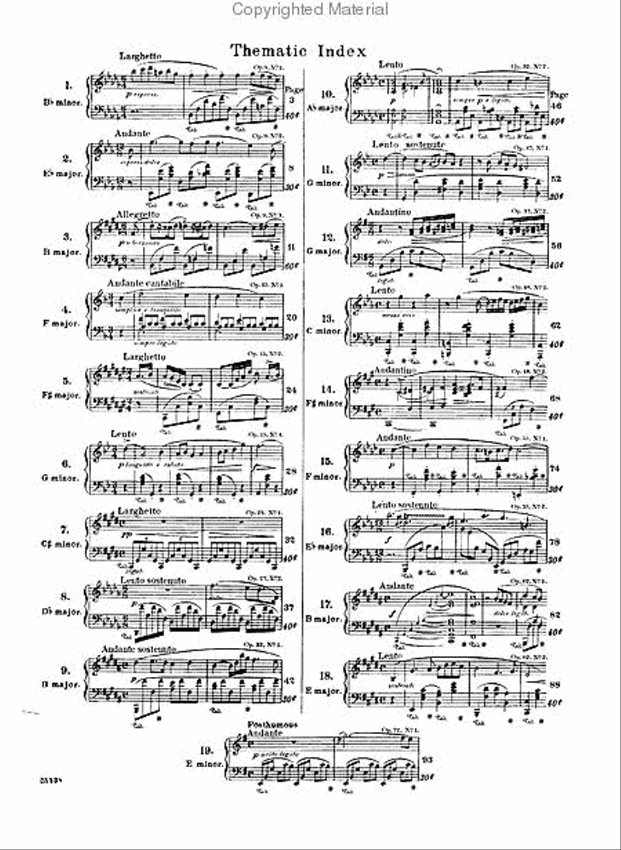 Nocturnes Piano Solo scores gallery preview page 3