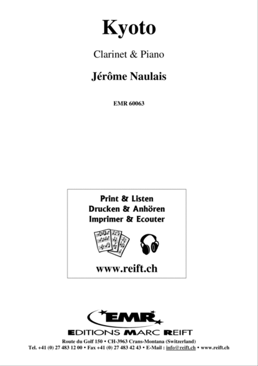 Kyoto Clarinet Solo scores gallery preview page 2