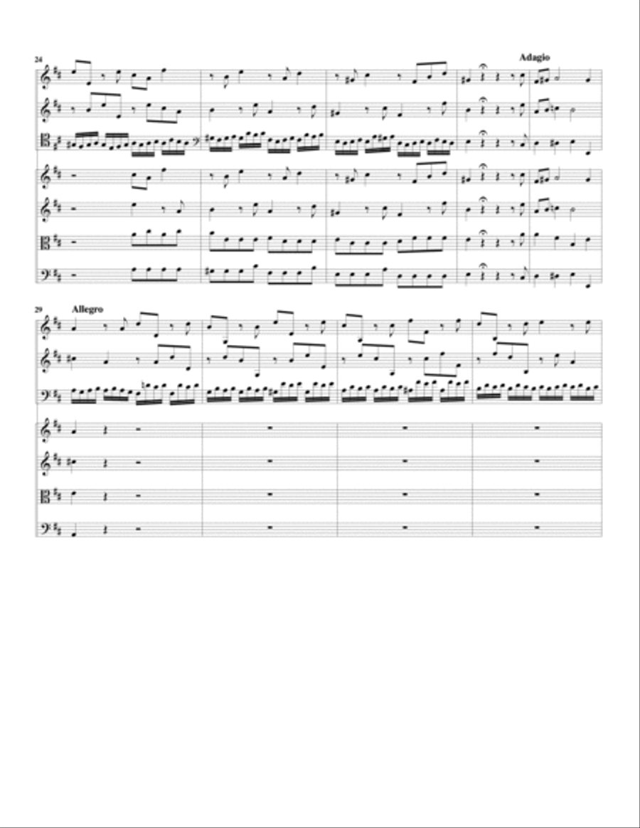 12 concerti grossi, Op.6 (complete set of scores and parts) String Trio scores gallery preview page 4