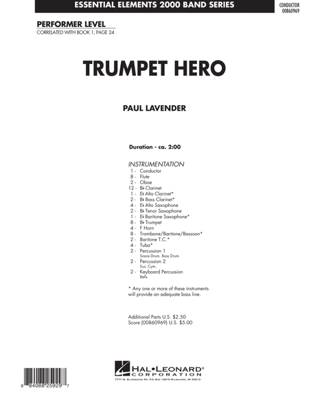Trumpet Hero - Full Score