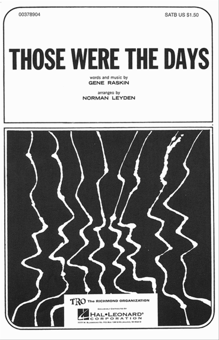 Those Were the Days Choir scores gallery preview page 1