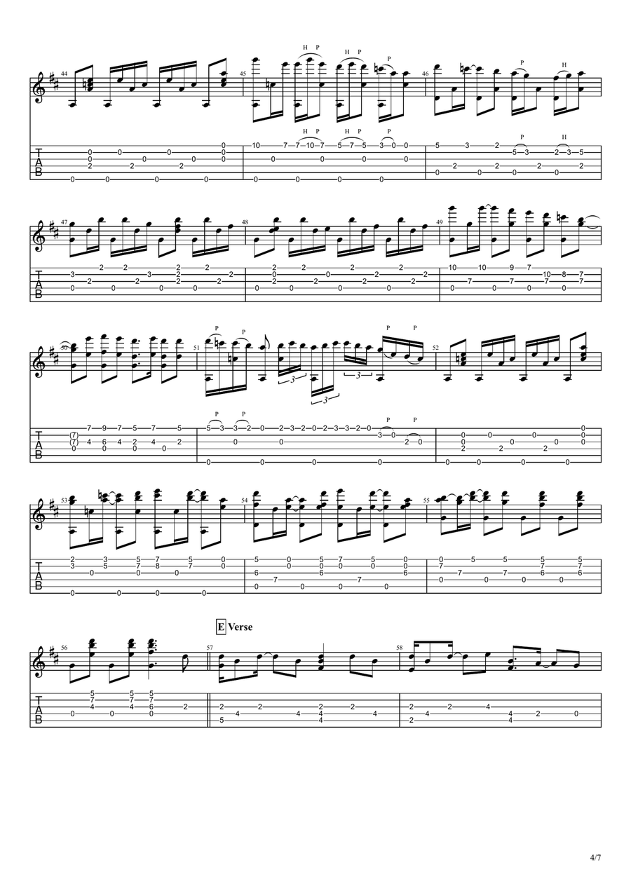 Gentle On My Mind Acoustic Guitar scores gallery preview page 4