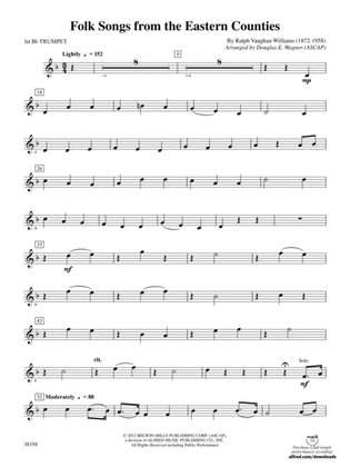 Folksongs from the Eastern Counties: 1st B-flat Trumpet
