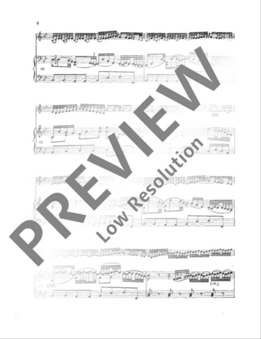 Sonata No. 7 Bb Major Piano Accompaniment scores gallery preview page 13