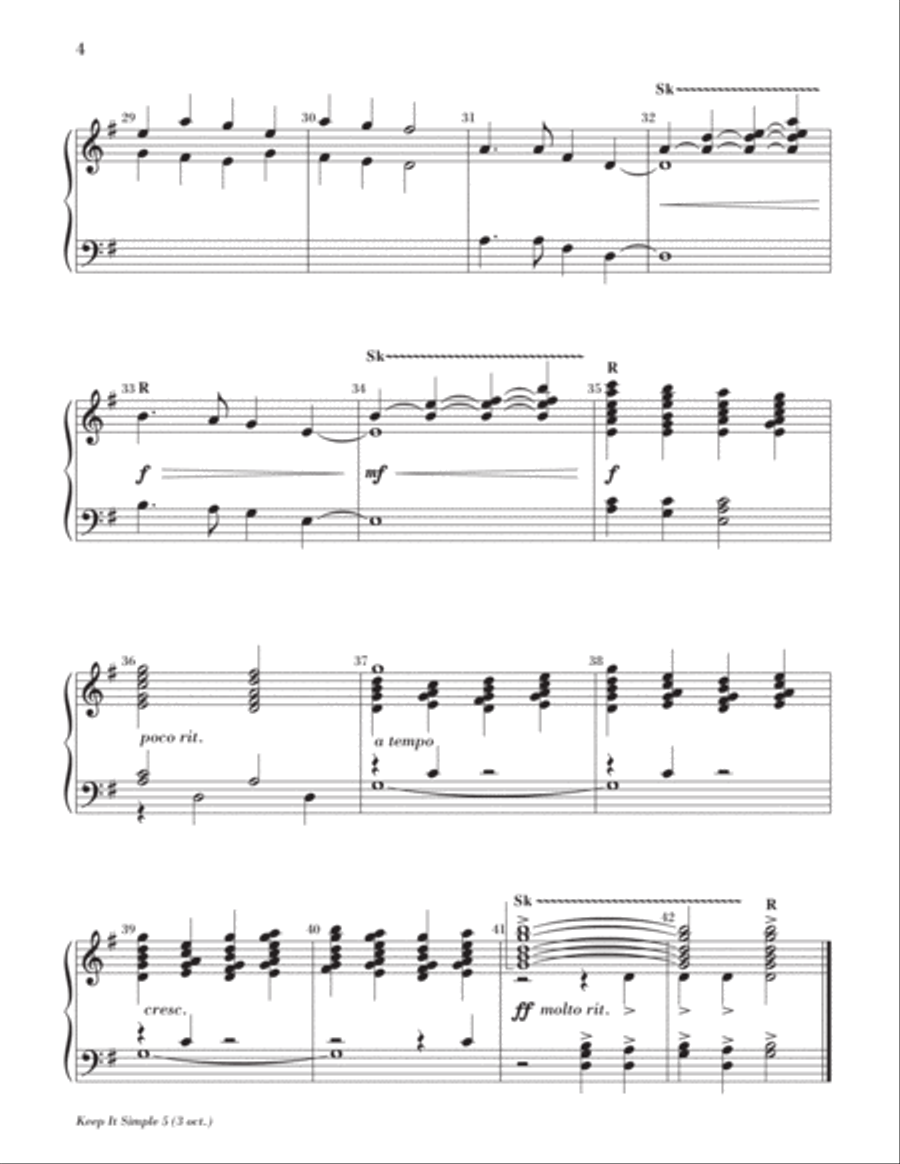Keep It Simple 5 (Christmas Sacred and Secular) 3-Octaves scores gallery preview page 7