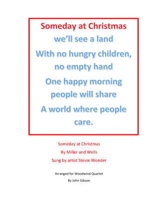 Book cover for Someday At Christmas