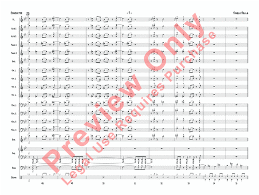 Jingle Bells (score only) Jazz Ensemble scores gallery preview page 10