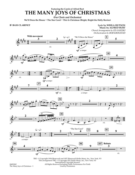The Many Joys Of Christmas (Set One) - Bb Bass Clarinet