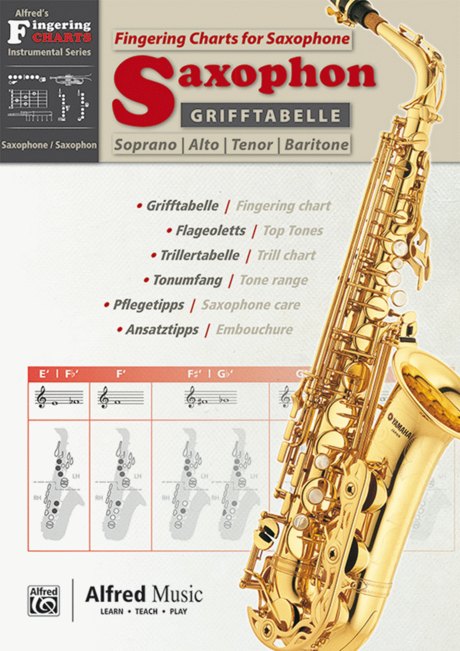 Grifftabelle fur Saxophon [Fingering Charts for Saxophone]