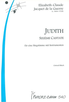 Book cover for Judith. Cantata