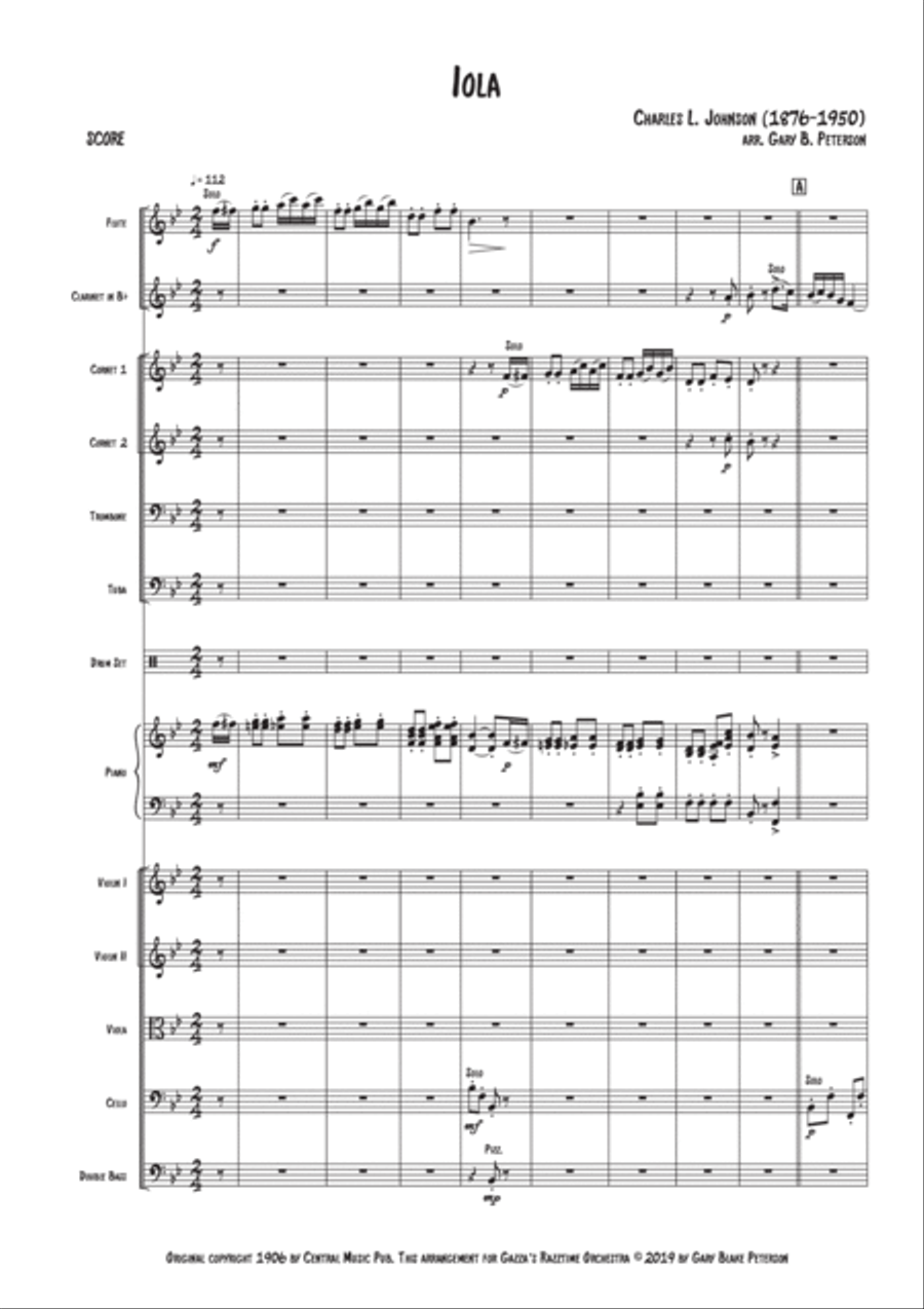 Iola Clarinet scores gallery preview page 3