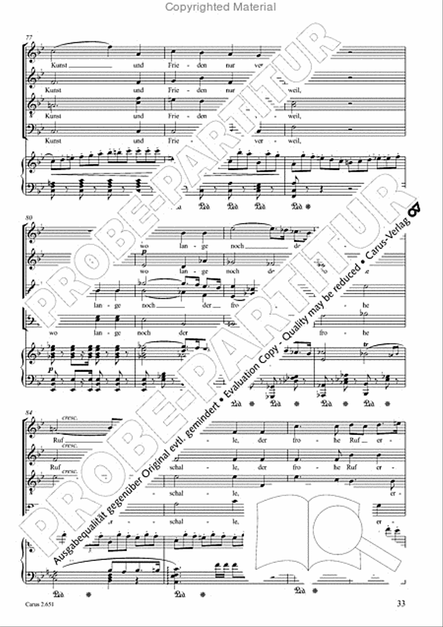 Choral collection Great Opera Choruses - Richard Wagner (choir & piano) Choir scores gallery preview page 34