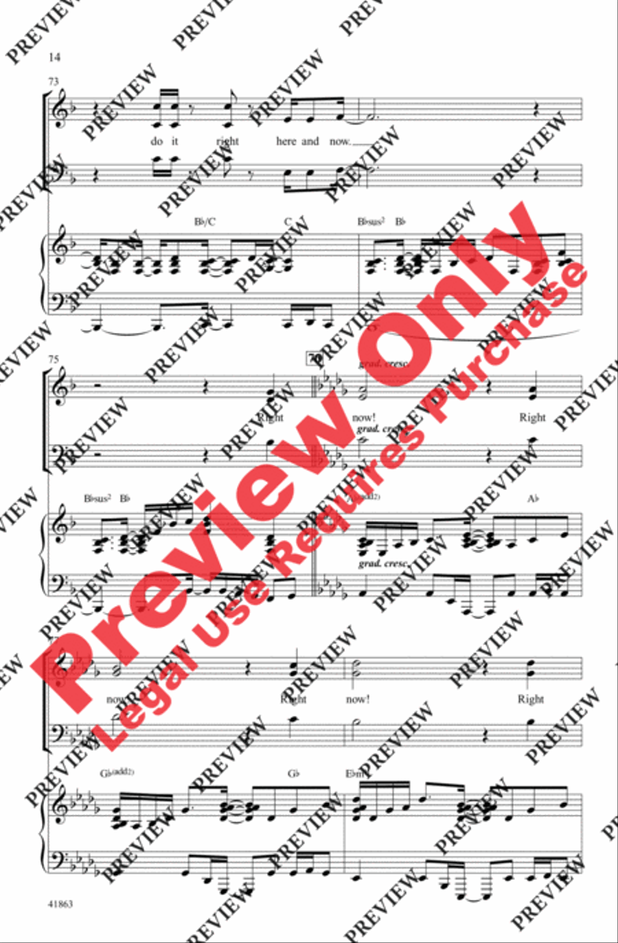 Right Now 3-Part scores gallery preview page 14