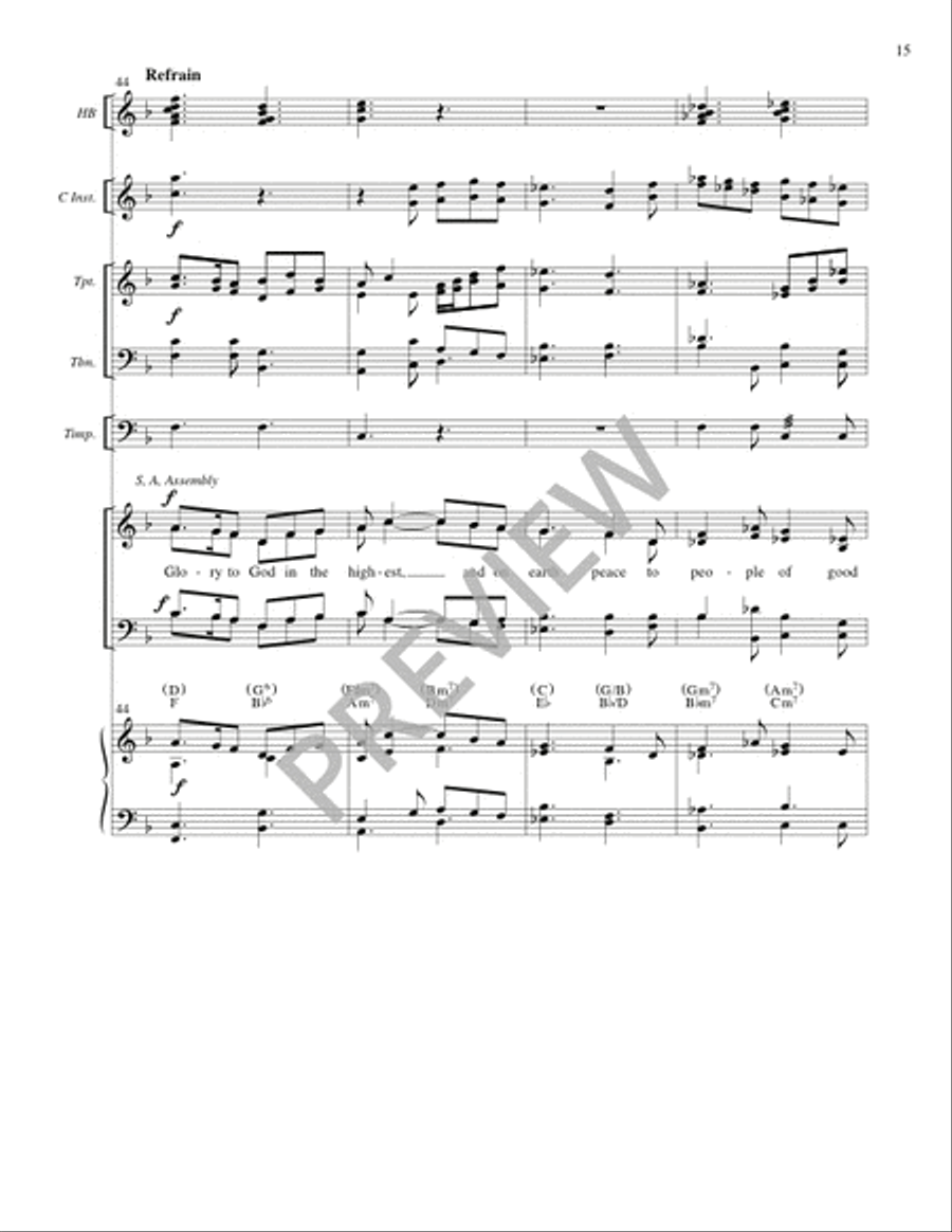 Storrington Mass (Full Score) 4-Part scores gallery preview page 16