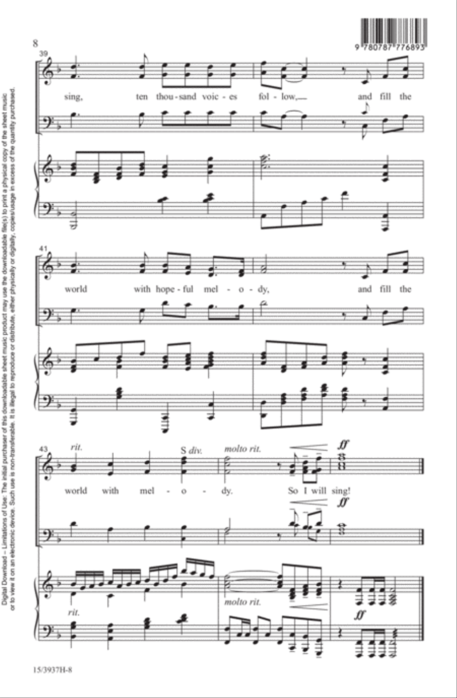 When I Sing 3-Part scores gallery preview page 8