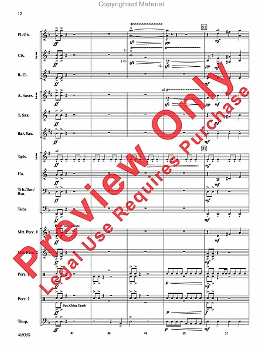 IronHeart Concert Band scores gallery preview page 12