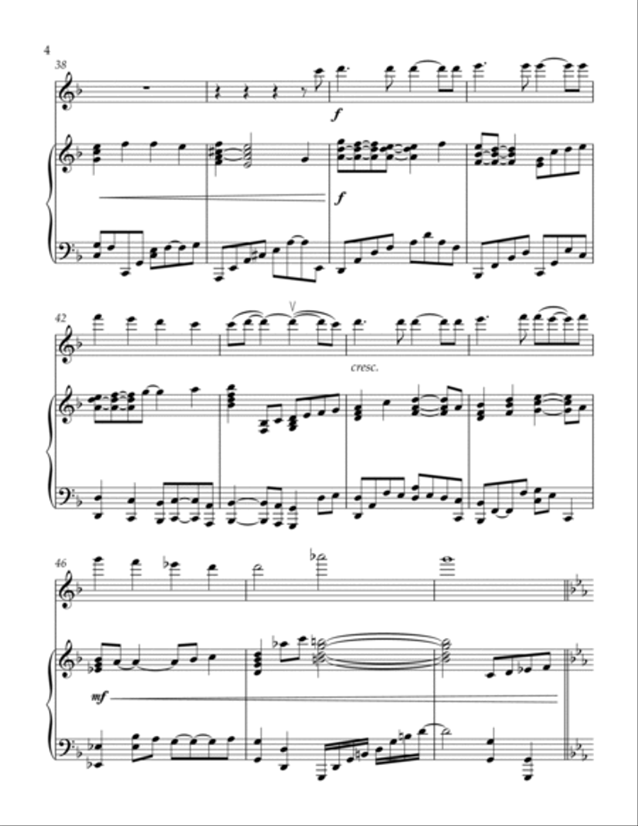Mary, Did You Know? Violin Solo scores gallery preview page 4