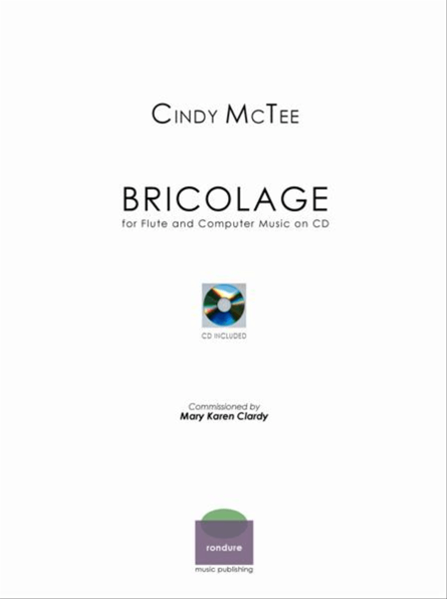 Bricolage (score and CD) Bricolage (score and CD) Flute scores gallery preview page 1