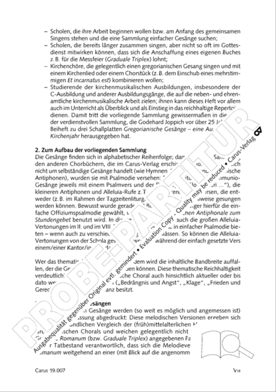 In hymnis et canticis. Gregorian chant collection Choir scores gallery preview page 8