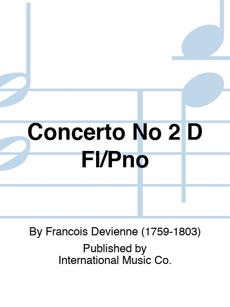 Concerto No 2 D Fl/Pno