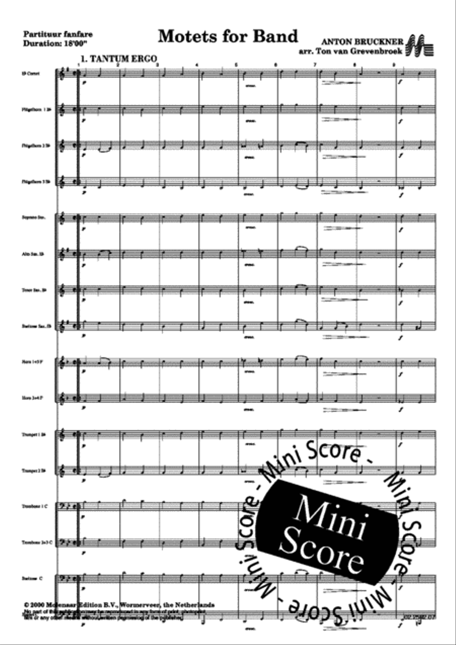 Motets for Band Motets for Band Fanfare Band scores gallery preview page 5