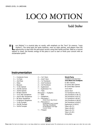Loco Motion: Score