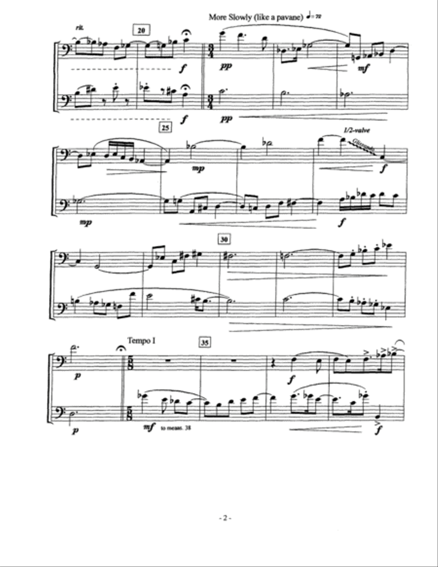 Six Duodecadent Duets Six Duodecadent Duets Brass Duet scores gallery preview page 5