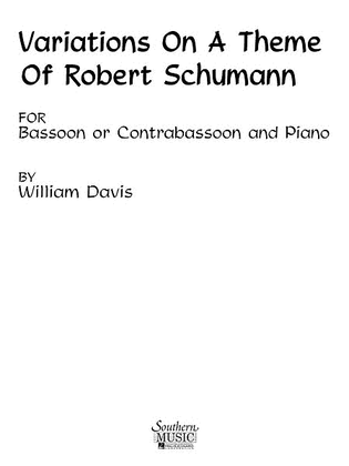 Book cover for Variations on a Theme of Robert Schumann