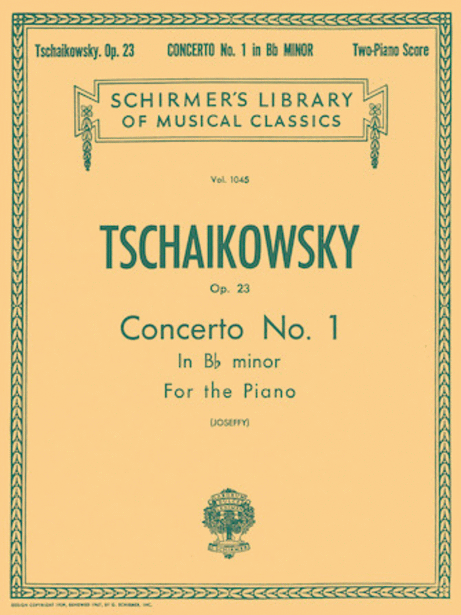 Concerto No. 1 in B-flat minor, Op. 23 Piano scores gallery preview page 1