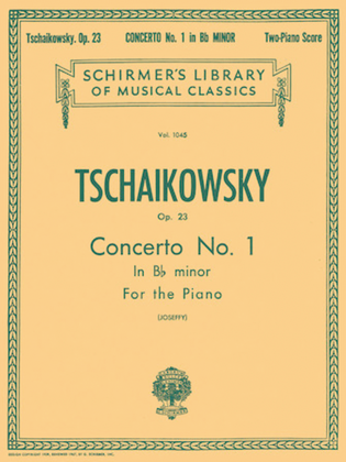 Book cover for Concerto No. 1 in B-flat minor, Op. 23