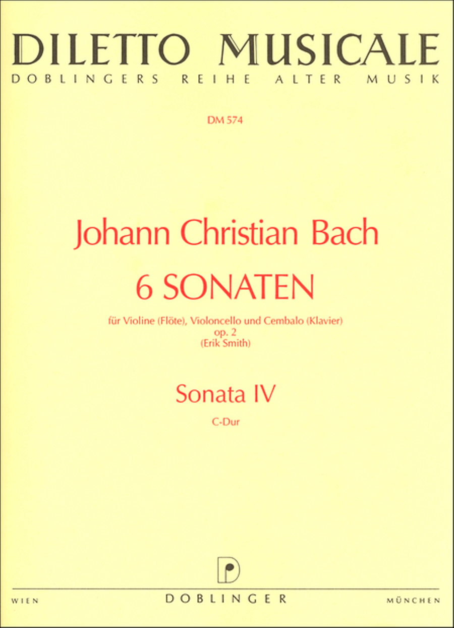 Sonata Nr. 4 C-Dur op. 2 / 4 Piano Trio scores gallery preview page 1